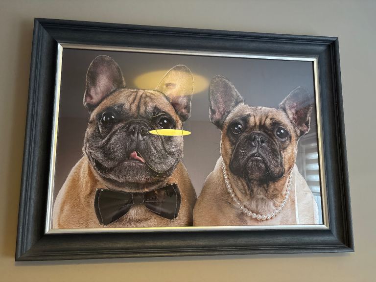 Framed French Bulldog Print – Fun Wall Art