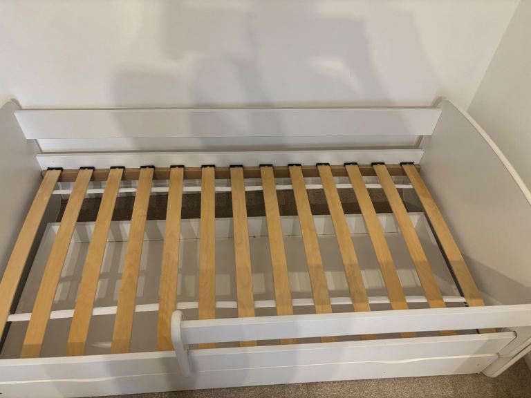 SOLD - Childrens Cabin bed 160x80cm with storage - detachable side rail