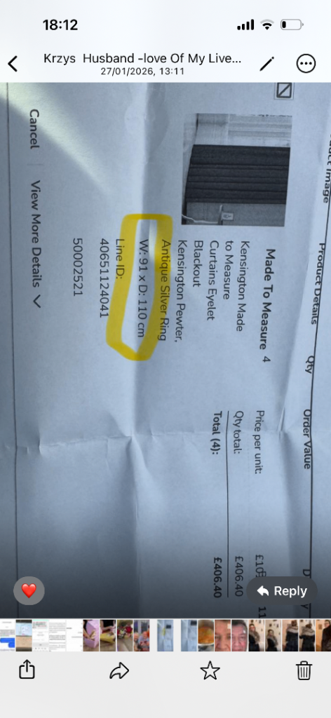  Made to Measure Caravan Curtains –Panels (Blackout)  