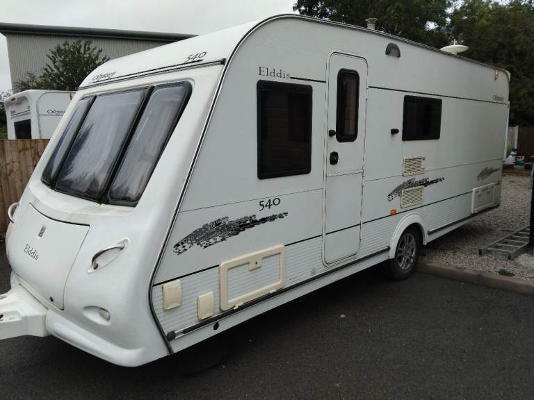 Elddis odyssey 2007 fixed bed 