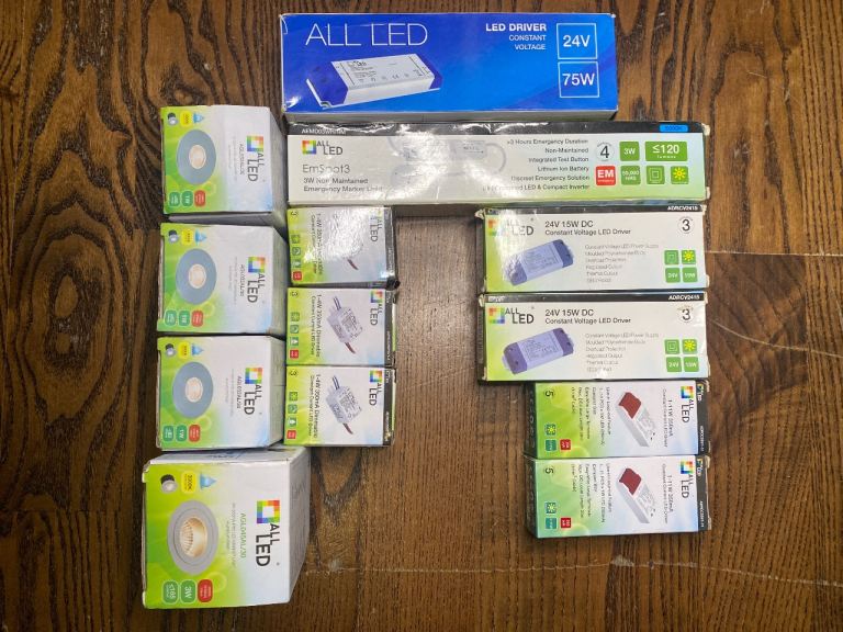 ALL LED Drivers & Downlights – New – Electrical Job Lot