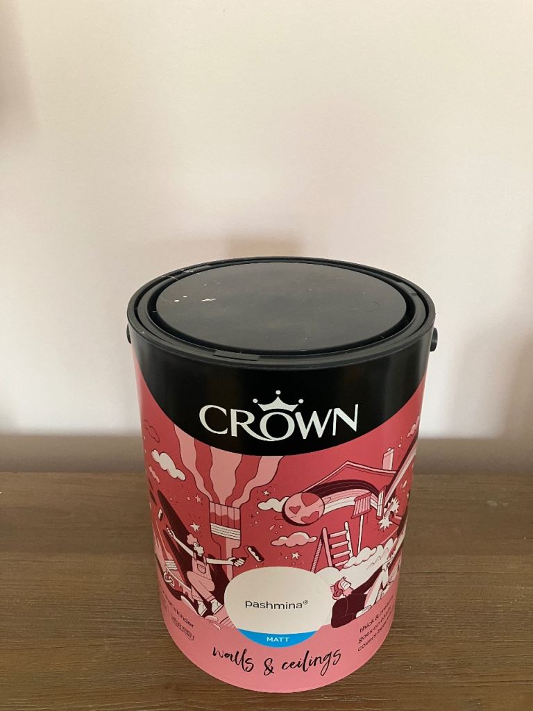 Crown Paint Matt Pashmina/Light Pink 5L 