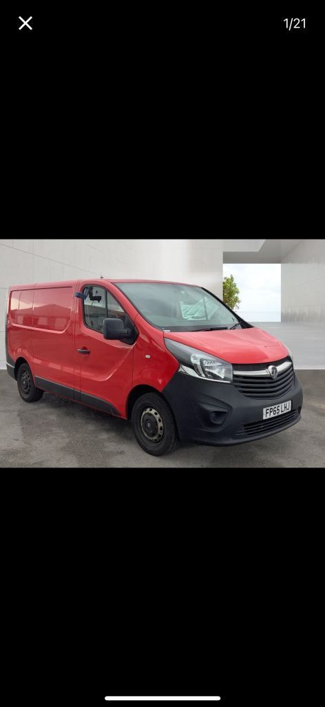 2015 Vauxhall Vivaro 2700 1.6CDTI 115PS H1 Van PANEL VAN Diesel Manual