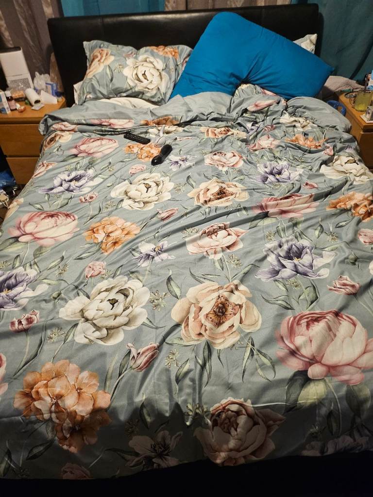 King size bed and mattress
