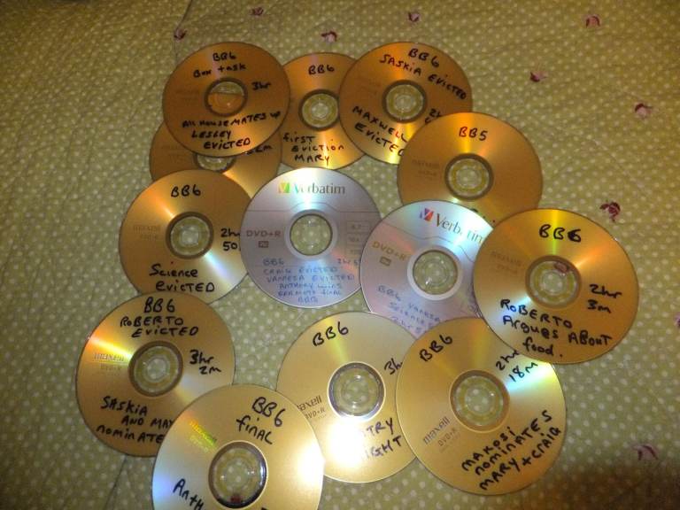  BIG BROTHER 6  - MORE THAN 28 HOURS  - 11 DISCS RECORDED LIVE & FROM TV SERIES -UNEDITED 