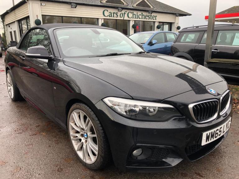 2015 BMW 2 Series 218D M SPORT convertible just 49,000m, Nav, bluetooth, sport seats £165 tax Con...