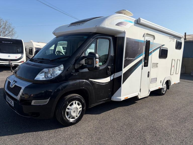 Bailey Approach Autograph 750 4 berth 2014 **SINGLE BEDS OVER GARAGE**