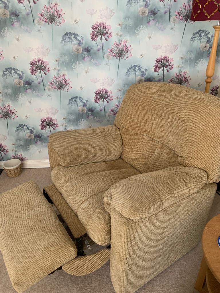 G- Plan chairs 1 recliner 1 normal 