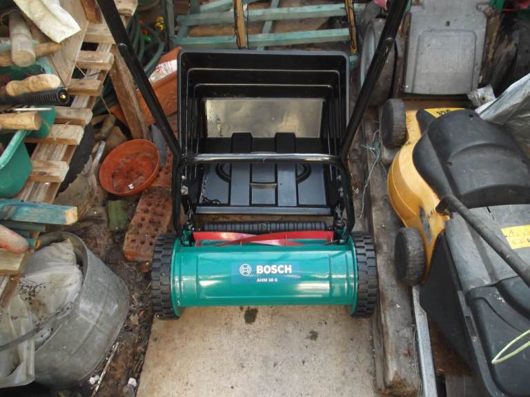 Bosch AHM 38 G Hand Push Cylinder Mower