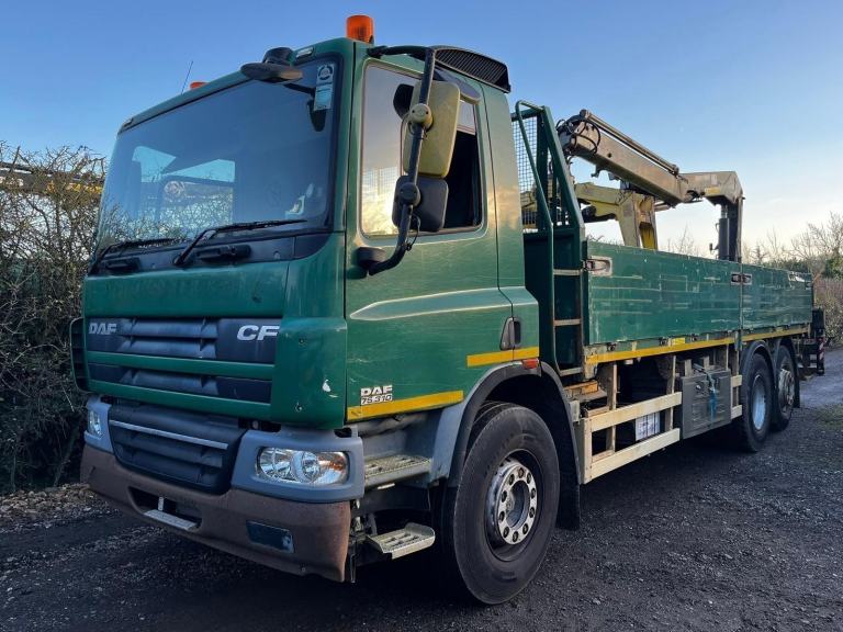 2013 DAF CF 75.310 DROPSIDE WITH HMF 1430 CRANE
