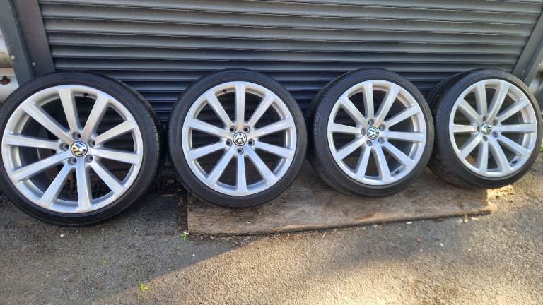 Genuine 19" Vw Tiguan R-line Omanyt 5x112 Scirocco Passat CC Alloy Wheels 5N0601025K