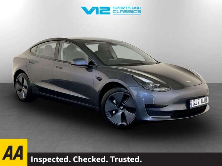 2021 Tesla Model 3 Standard Range Plus Auto RWD 4dr Automatic Saloon Electric Automatic