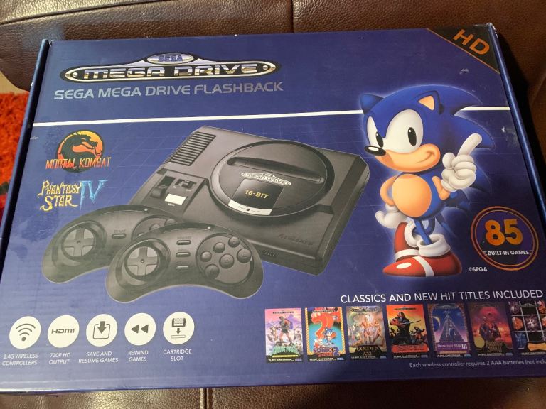 SEGA Mega Drive Flashback Console with 85 Built-in Games