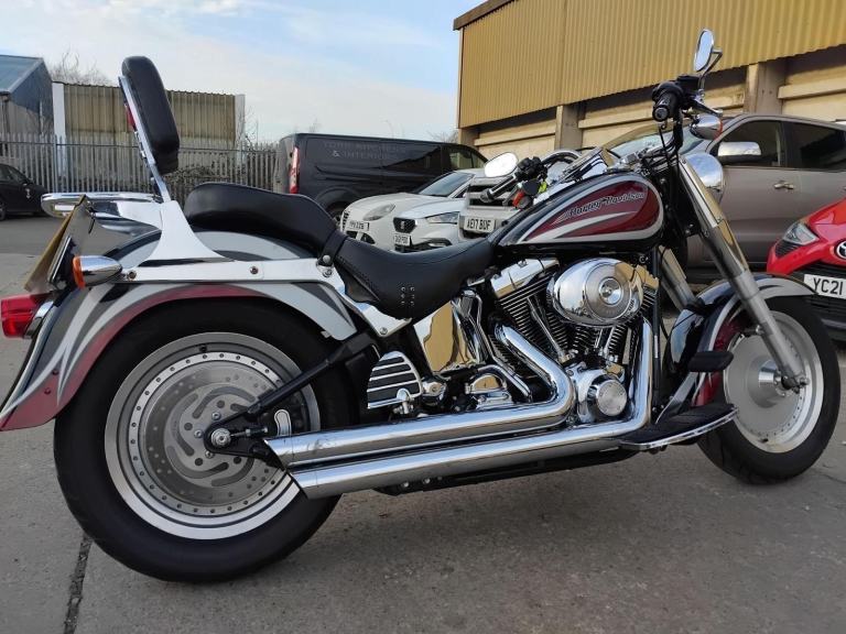 2006 06 HARLEY-DAVIDSON FAT BOY FLSTFI FATBOY FUEL INJECTED LOW MILES NEW MOT 