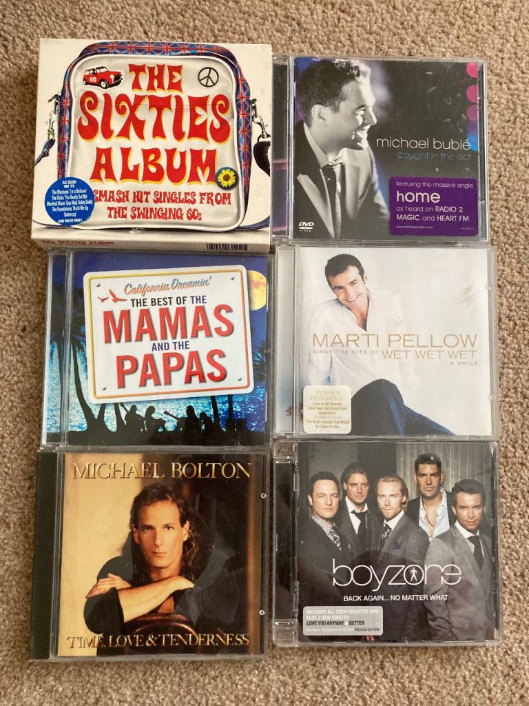 Various collection C D’s (6)