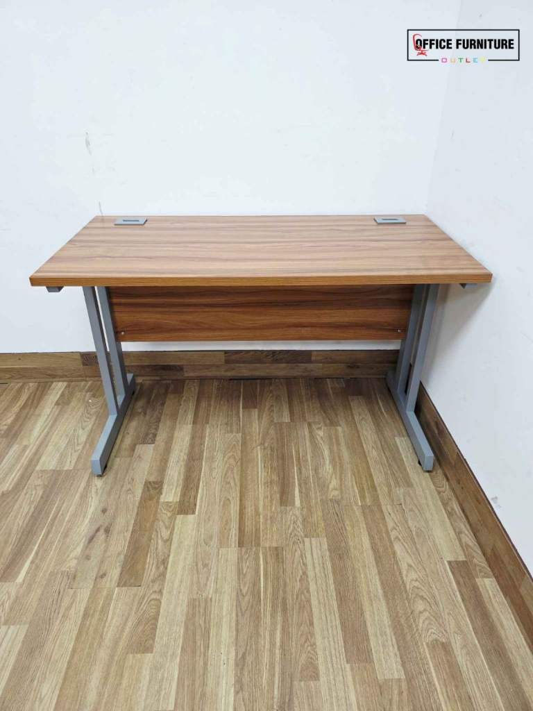 Brand New Light Walnut Office Desk (120cm x 60cm)