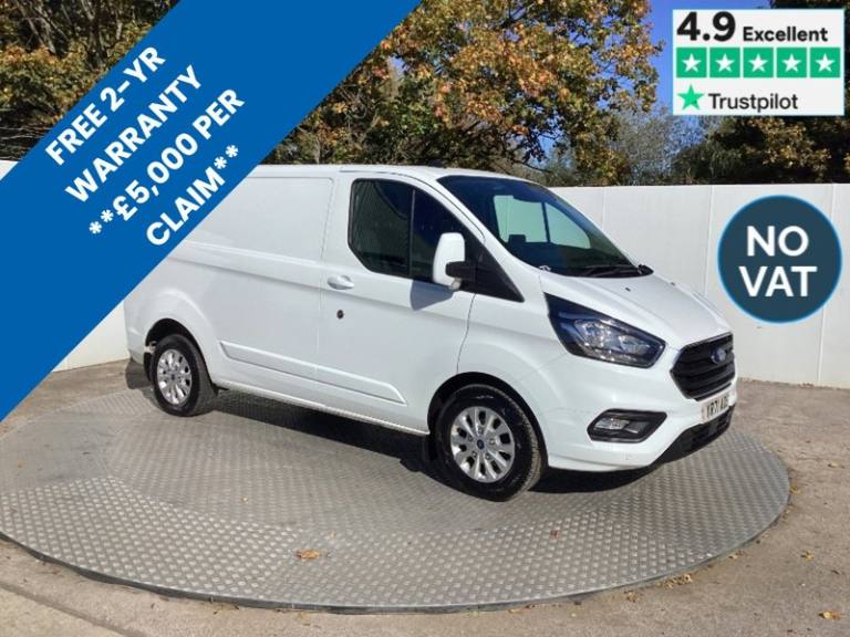 2021 Ford Transit Custom 300 EcoBlue Limited SWB L/R A/C Euro 6 ** NO VAT** SWB Panel Van Diesel ...