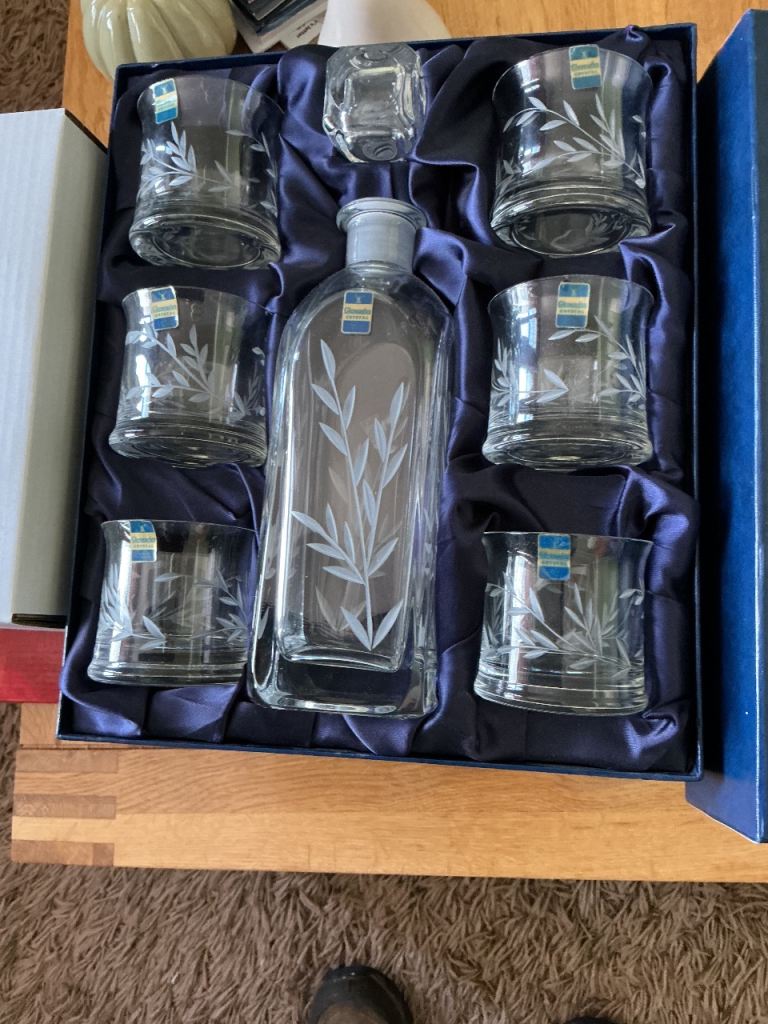 Gleneagles Crystal decanter set