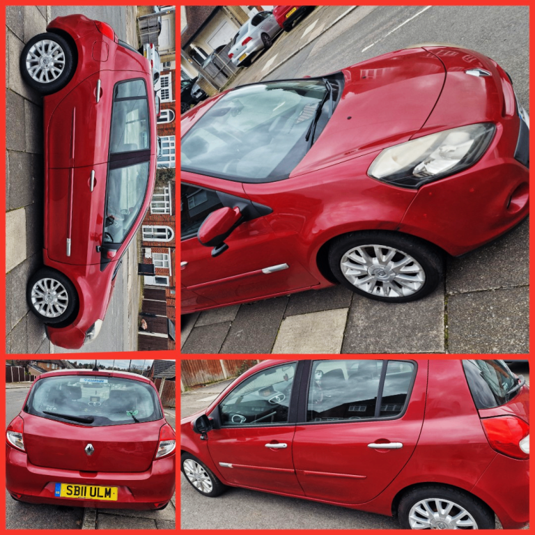 *Driving Instructor Car*,Renault, CLIO, Hatchback, 2011, Manual, 1149 (cc), 5 doors, Wine Red