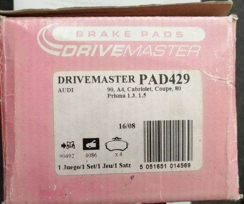 FRONT PADS FIT Audi 90, A4, Cabriolet Coupe 80, Pad429 SIMILAR TO MDB1571 BNIB