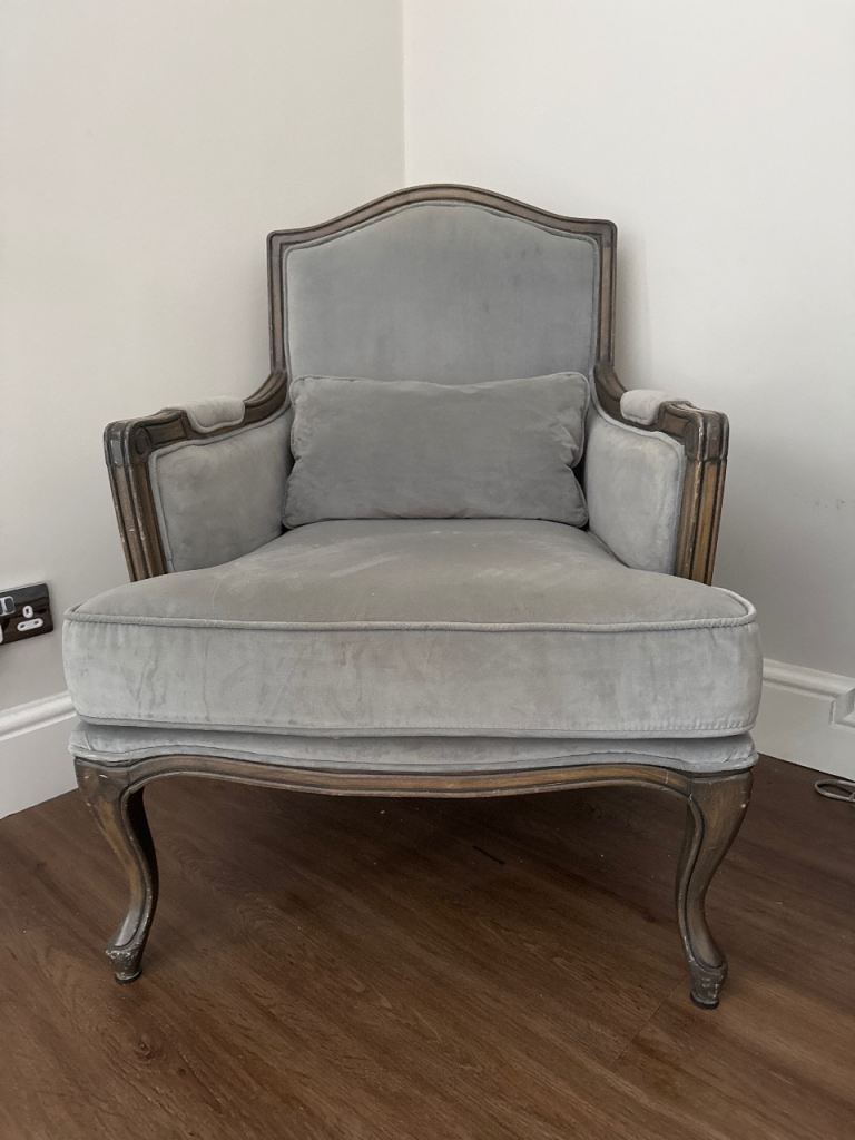 Armchair / accent chair velvet