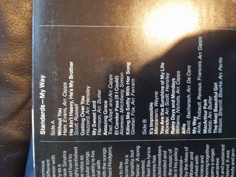 Andy Williams box set 6 viynl albums