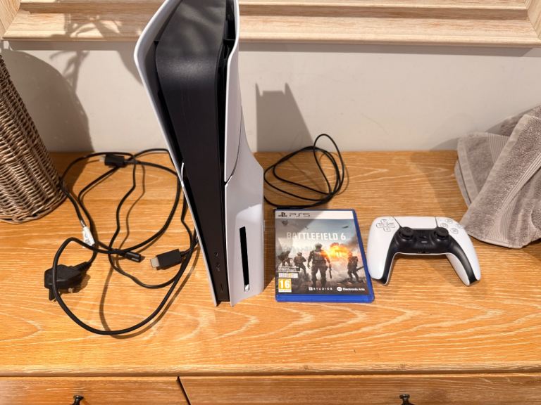 Sony PlayStation 5 Console with Controller and Battlefield Game