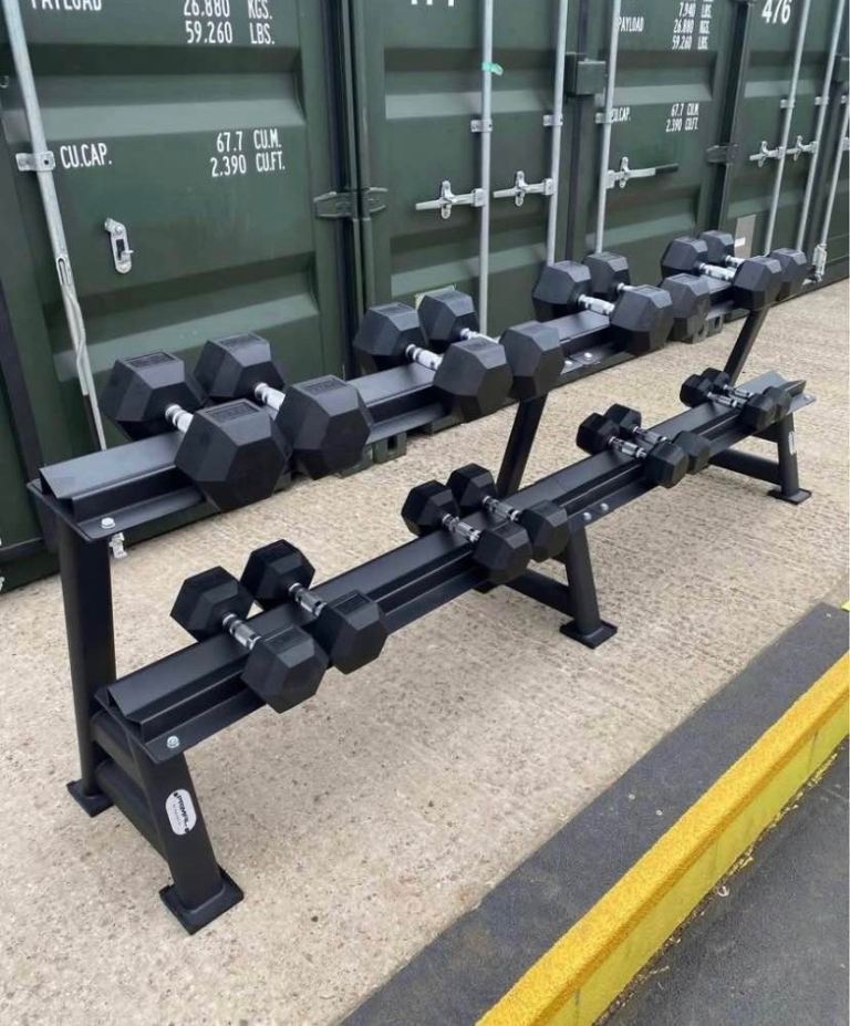 Primal Strength commercial 2 tier dumbbell rack RRP: £329.99 (Brand new condition)