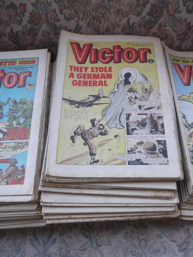 Job lot of 227 different Victor comics, less than 50p each – all in good condition