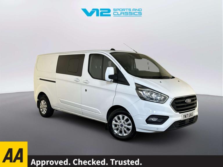 2022 Ford Transit Custom 2.0 320 EcoBlue Limited Crew Van Double Cab 5dr Diesel Manual L2 H1 Euro...