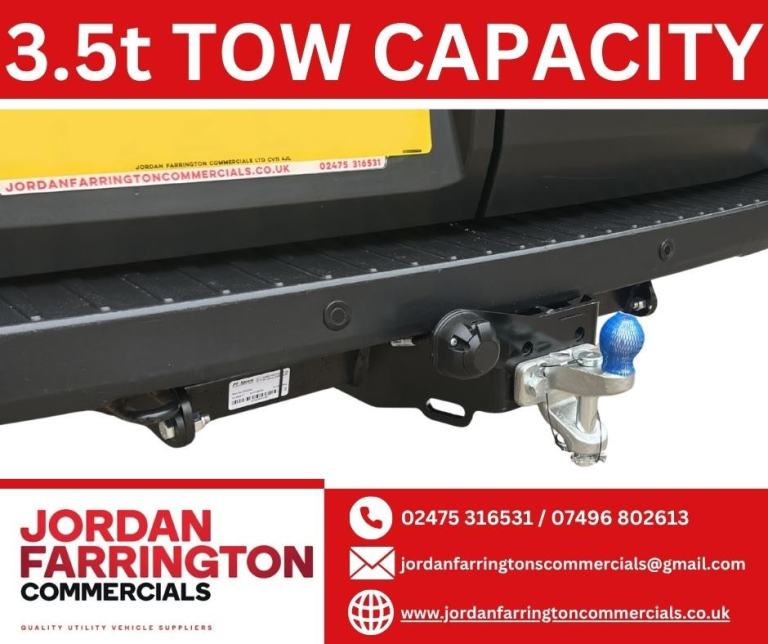 2022 FORD TRANSIT 350 EURO 6 ALLOY ONE-STOP RWD DRW CREW CAB TIPPER WITH AIR-CON