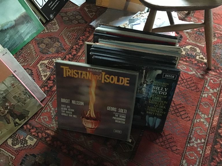 Vinyl classical record collection 