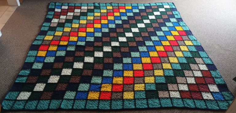 Woollen Throw, Newly Handmade