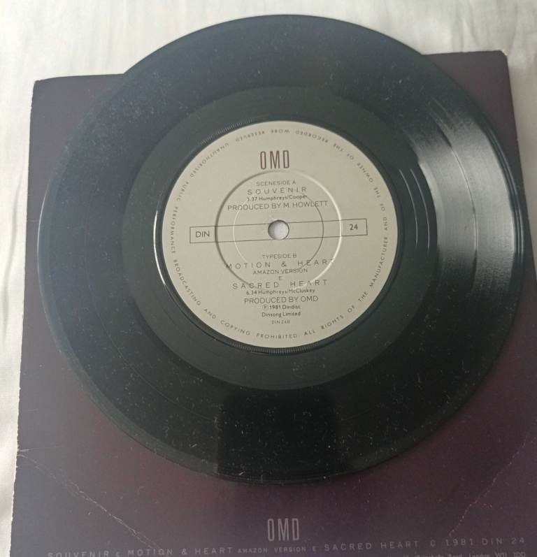 7" Single - OMD - Souvenir - DIN 24