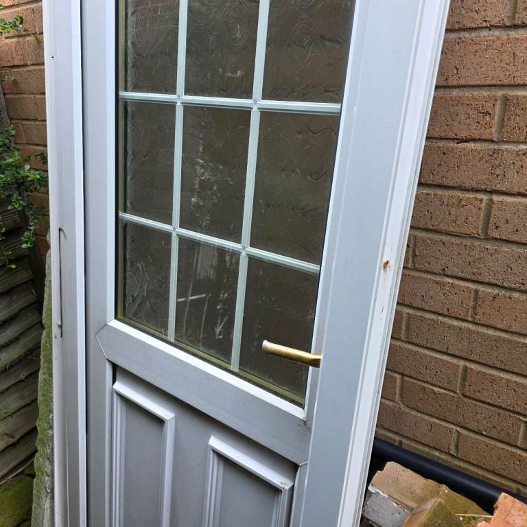 White UPVC Door