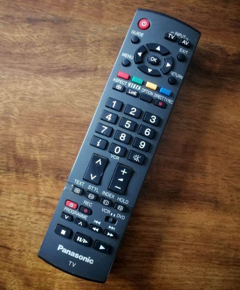 image for Genuine Panasonic EUR7651110 TV Remote Control Tested & In Working Order