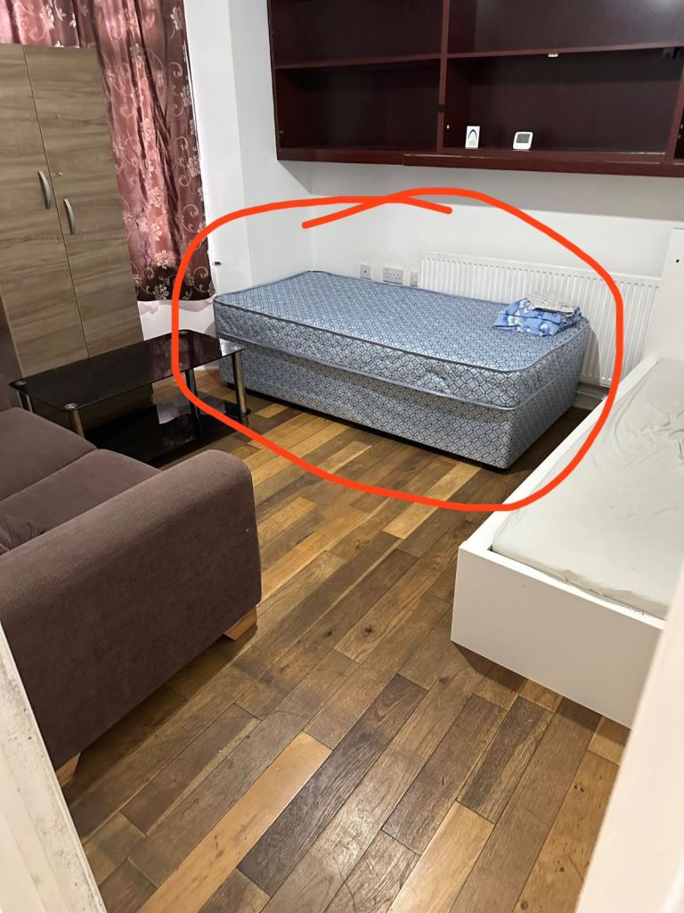 Single Bed & Mattress 