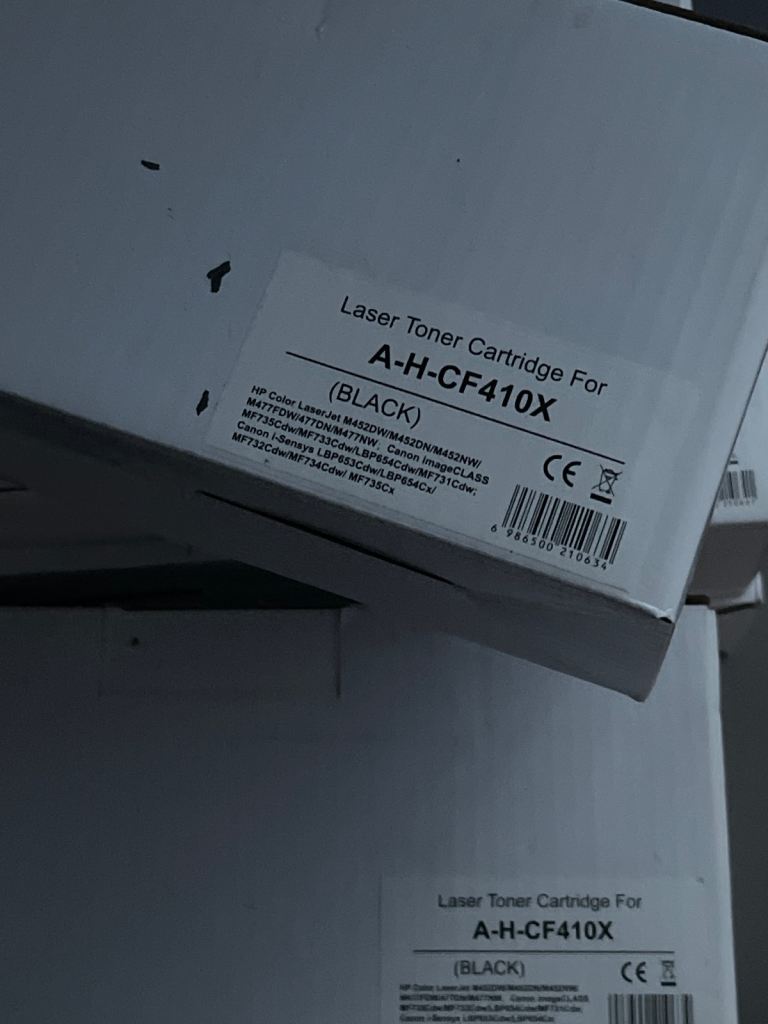 X 3 Black Compatible HP 410X Toner
