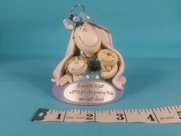 Vintage style Angels At Heart Secret Trinket Box Collectable. Saying nice word  About Daughter