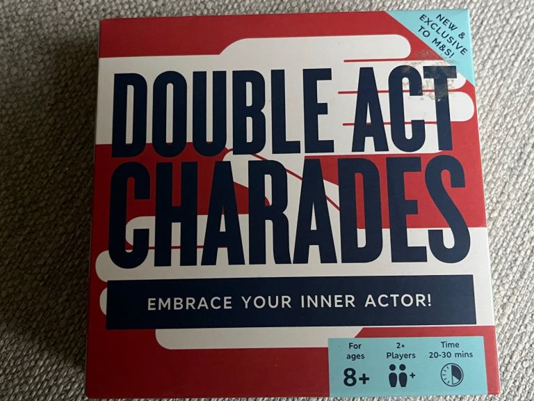 New Double Act Charades Game by M&S – Sealed Party Game for Family & Friends