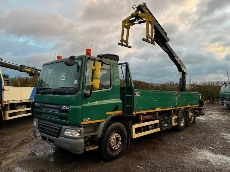 2013 DAF CF 75.310 DROPSIDE WITH HMF 1430 CRANE