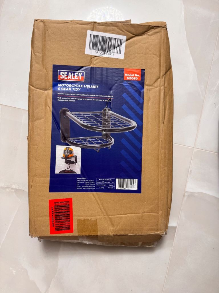 Sealey MS080 Motorcycle Helmet & Gear Tidy