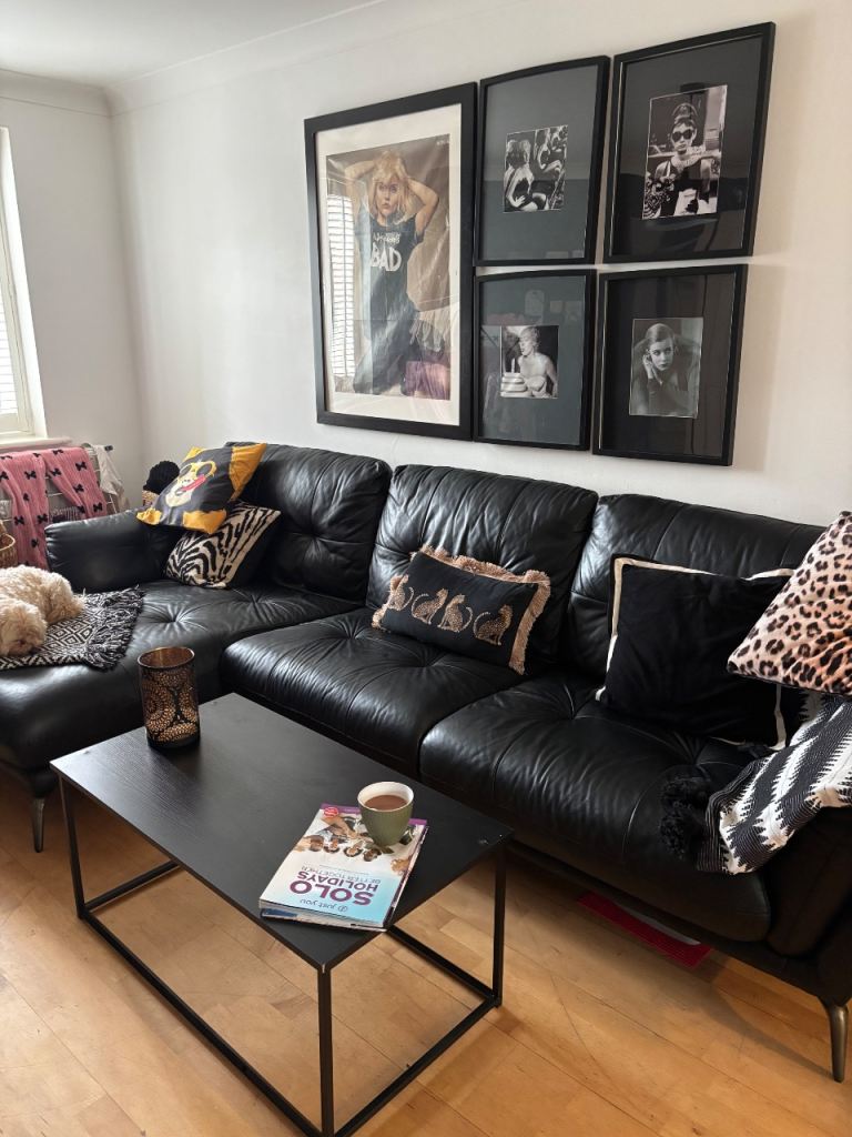 Leather sofa