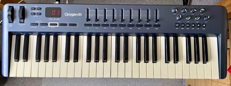 image for M-Audio Oxygen 49 MIDI USB Keyboard Controller with Box 