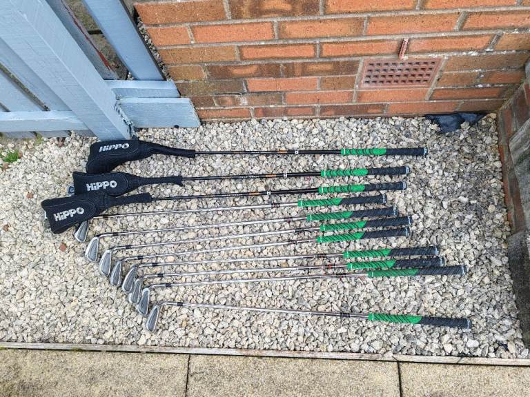 John Daly Hippo clubs Clubs 3-PW , Drivers 1,3,5