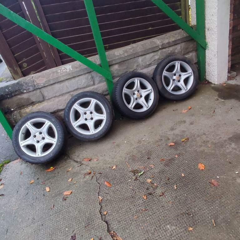 MGF 15” 5 spoke alloys and tyres (4 wheels)