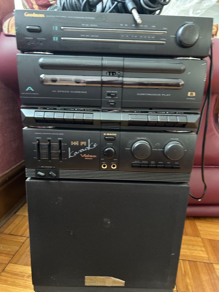 Goodman’s Boogie Box Pro with 3 Mic’s and 12 karaoke CD’s