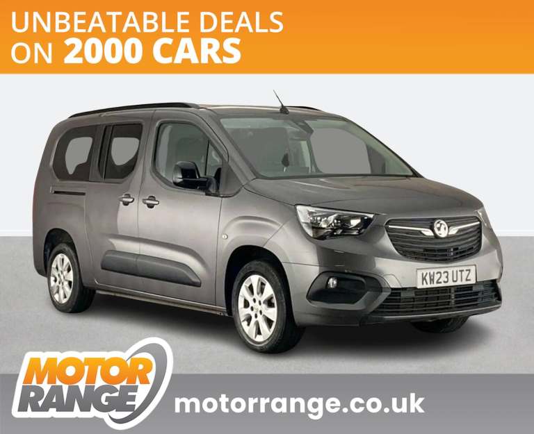 2023 Vauxhall Combo Life 100kW Design XL 50kWh 5dr Auto [7 Seat] MPV ELECTRIC Automatic