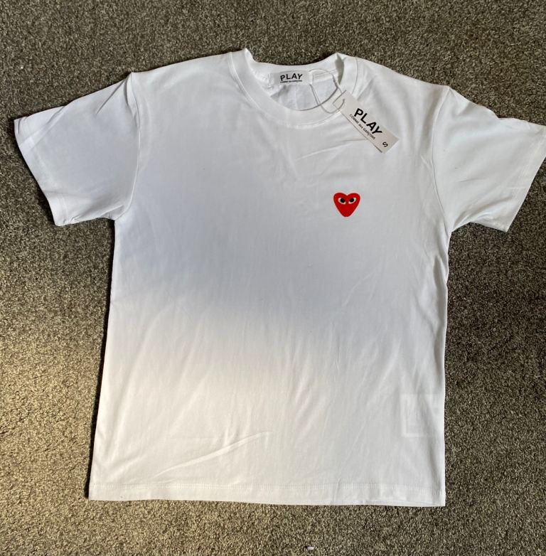 PLAY Comme des Garçons T-Shirt - White, New with Tags
