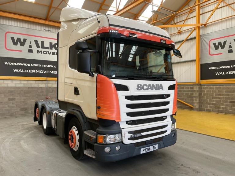 SCANIA R450 *EURO 6* HIGHLINE 6X2 TAG AXLE TRACTOR UNIT – 2018 – PX18 UTE